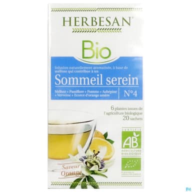 Herbesan Infusion Sommeil Serein Bio Sechet 20