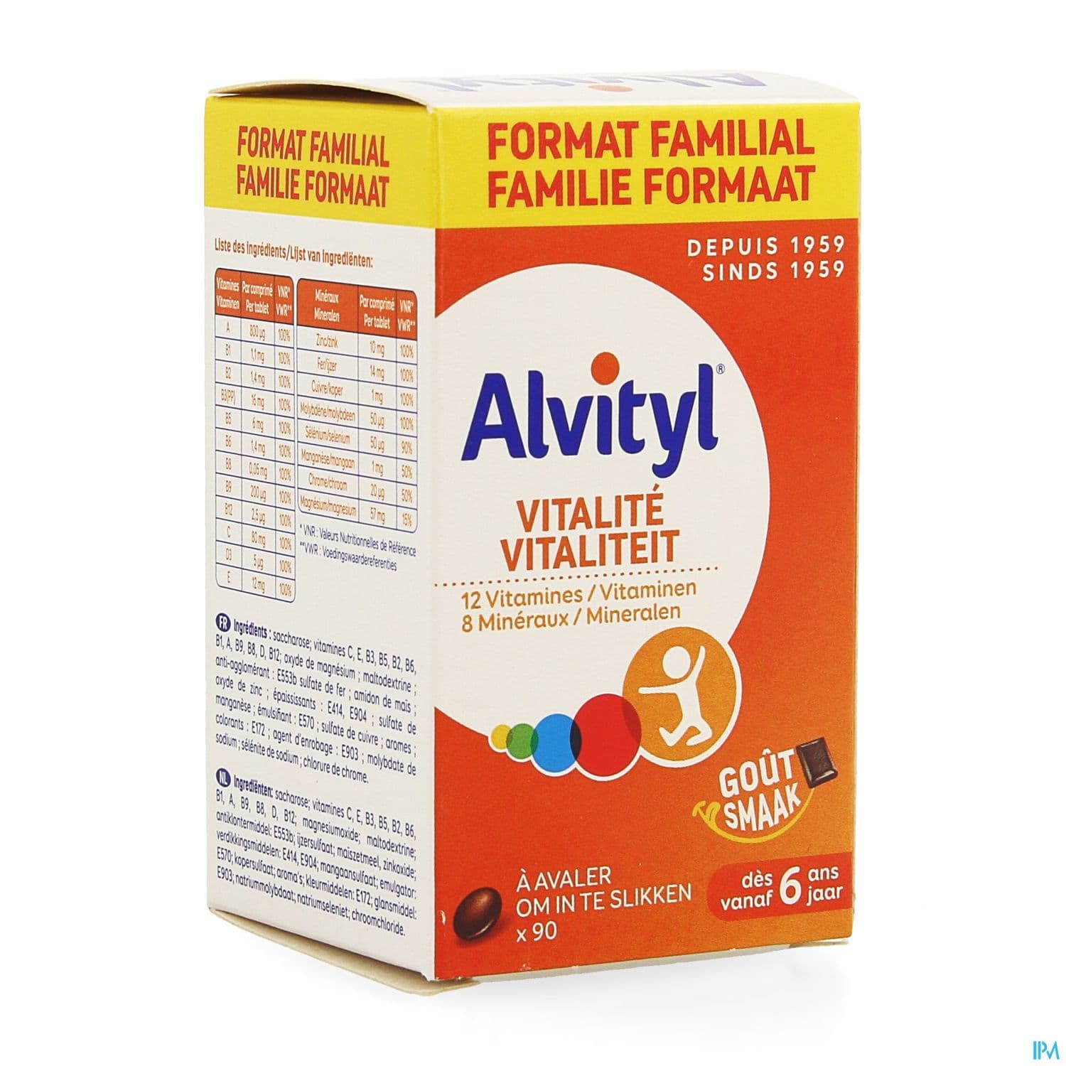 ALVITYL VITALITE A AVALER CPR 90