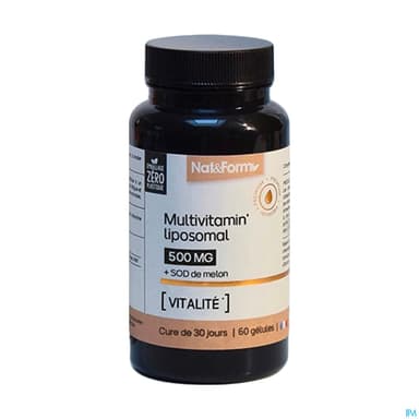Nat Et Form Multivitamin' Liposomal Gelule Vegetale 60