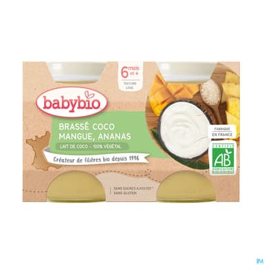 BABYBIO BRASSE COCO MANG/ANAN2X130