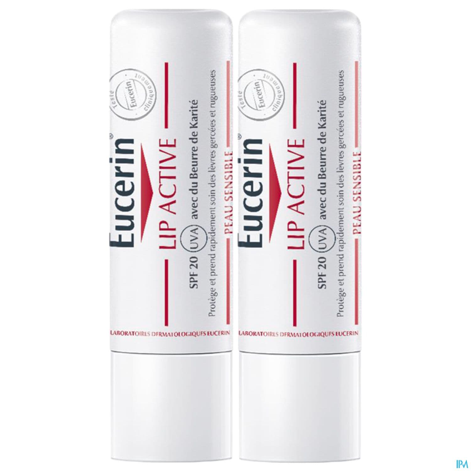 EUCERIN SOIN LIP ACTIVE LEVRE X2
