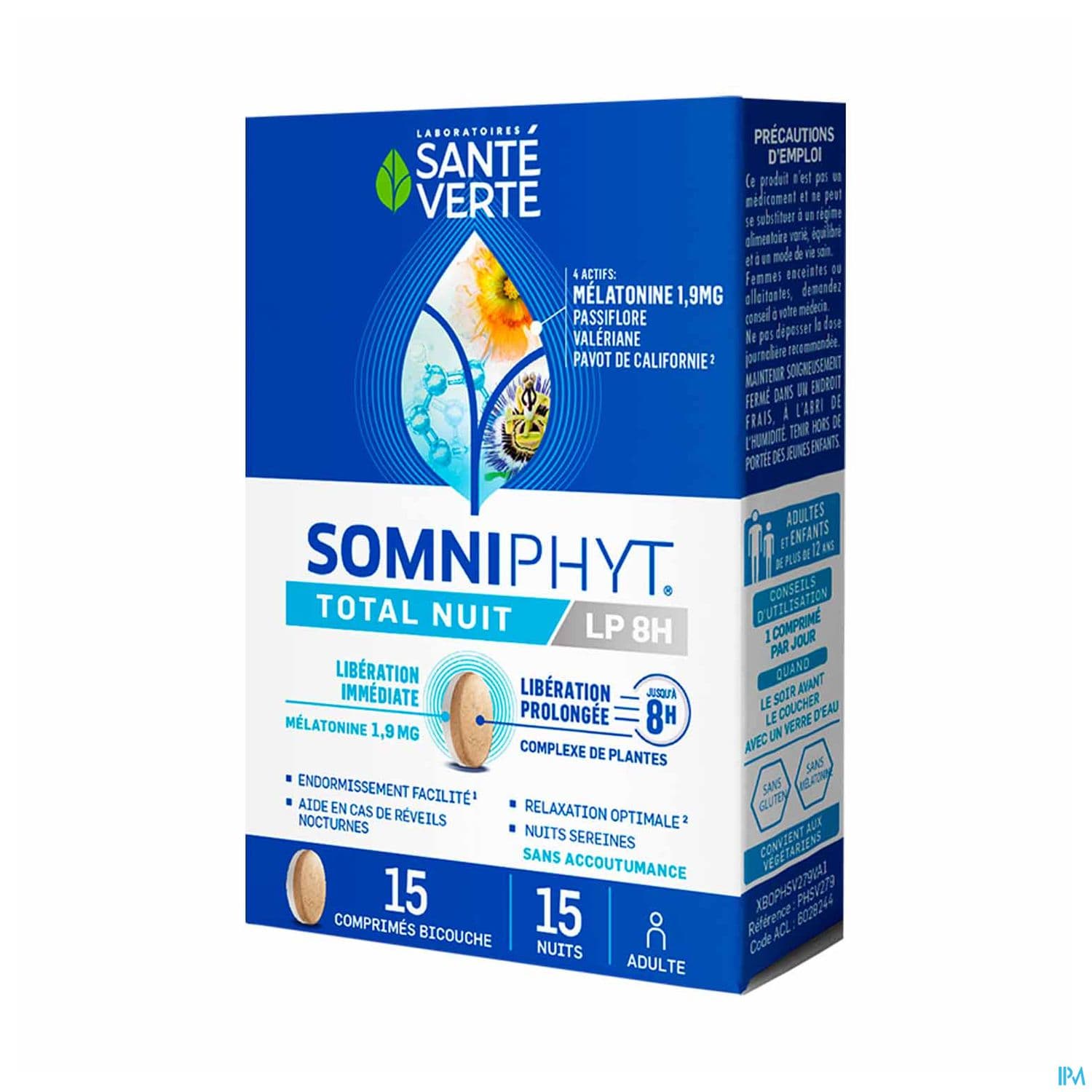 SOMNIPHYT TOTAL NUIT LP1,9MG CPR15