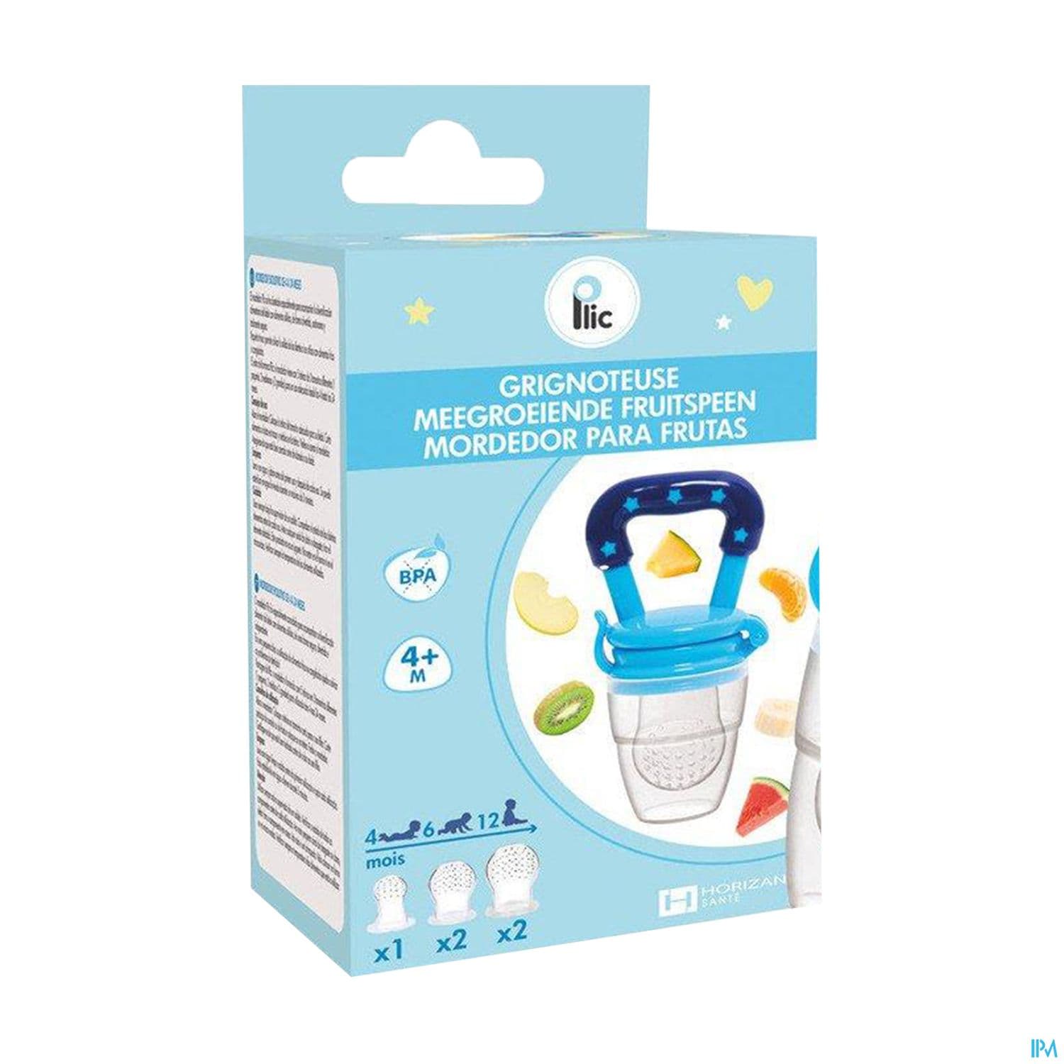 PLIC BEBE GRIGNOTEUSE BLEUE