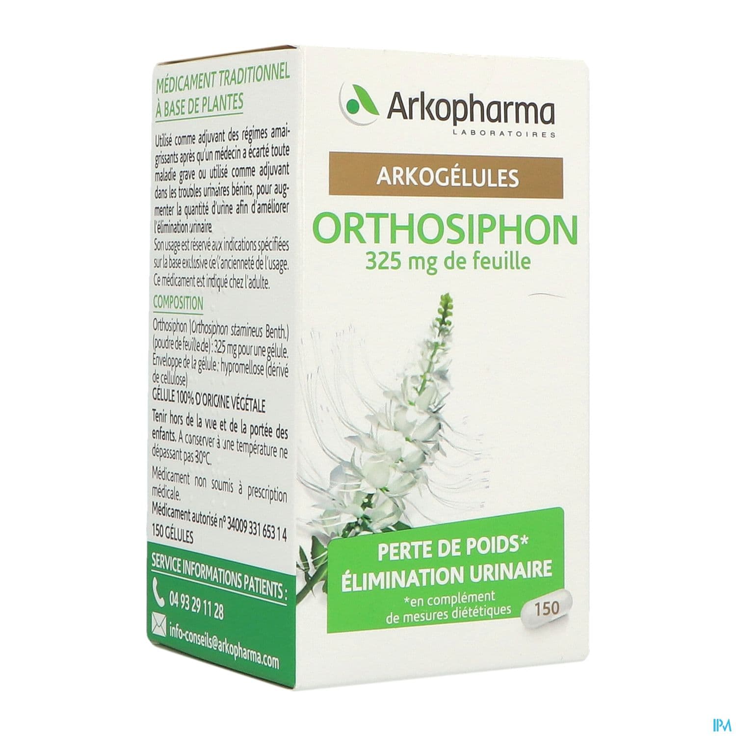 Arkogelules Orthosiphon Gelule 150