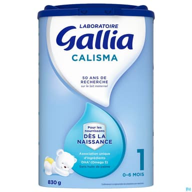 GALLIA CALISMA 1 LAIT PDR 830G