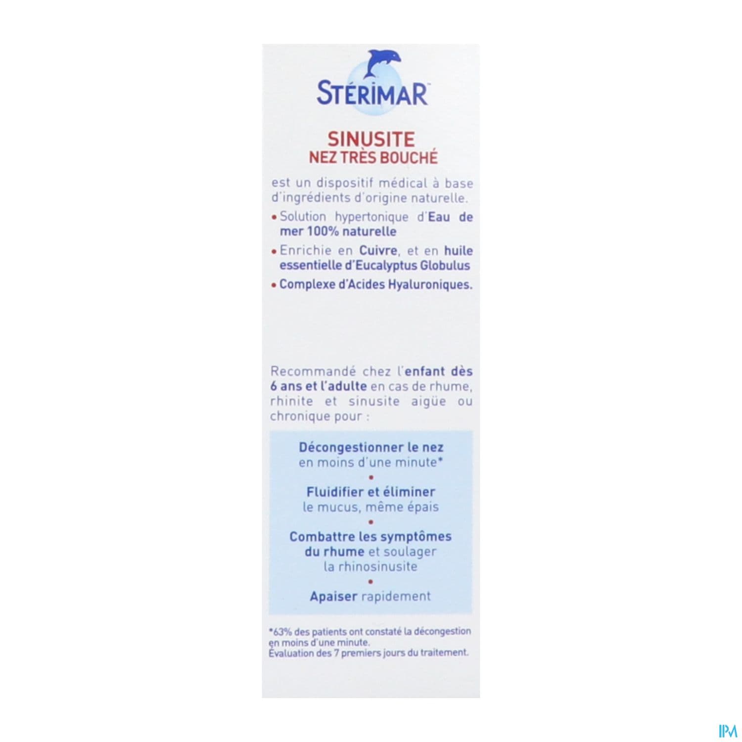 Sterimar Sinusite Nez Tres Bouche Spray 20ml
