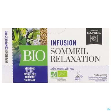Dayang Infusion Sommeil Relaxation Bio Infusette 1g5 X20