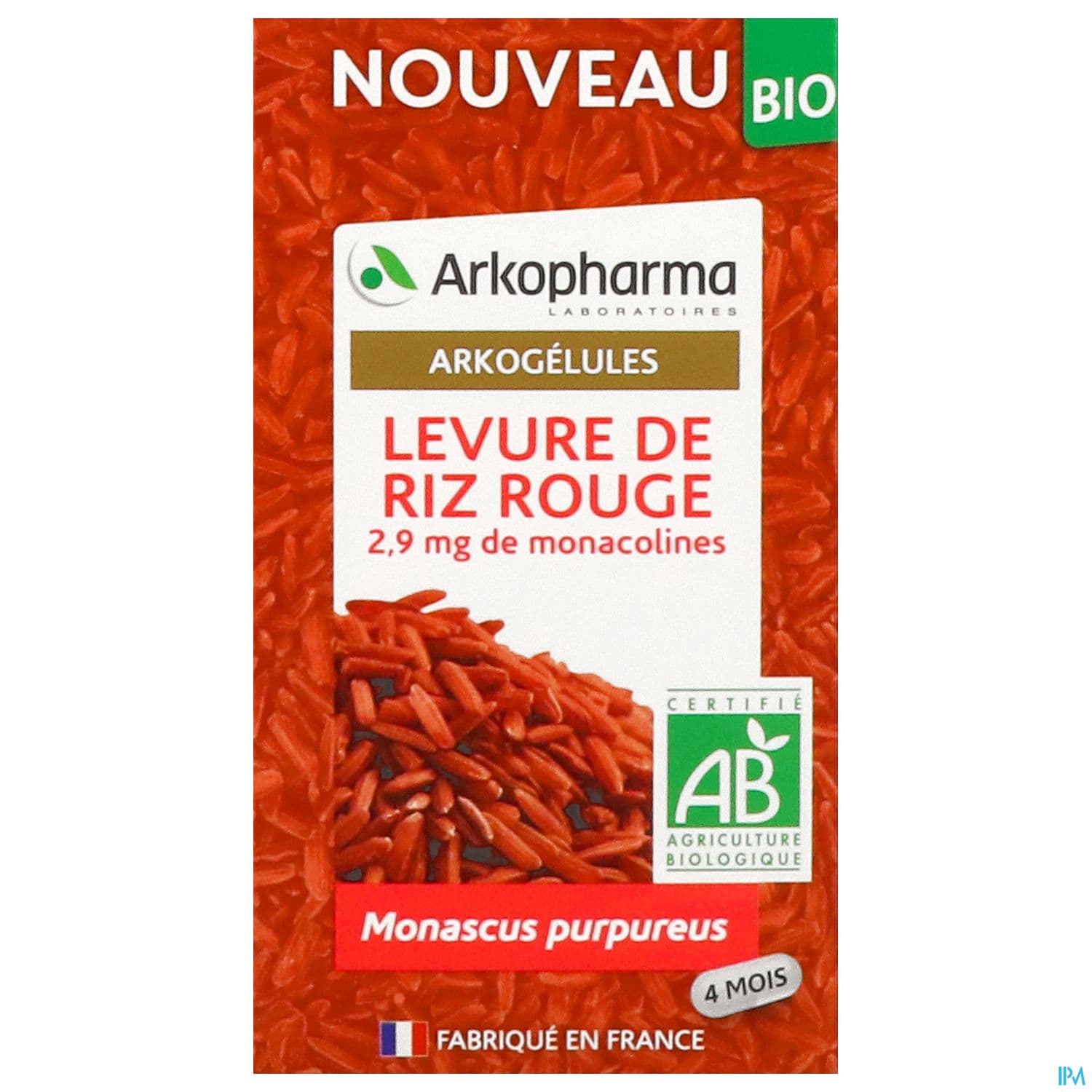 ARKOG LEVURE RIZ ROUGE BIO GELU120