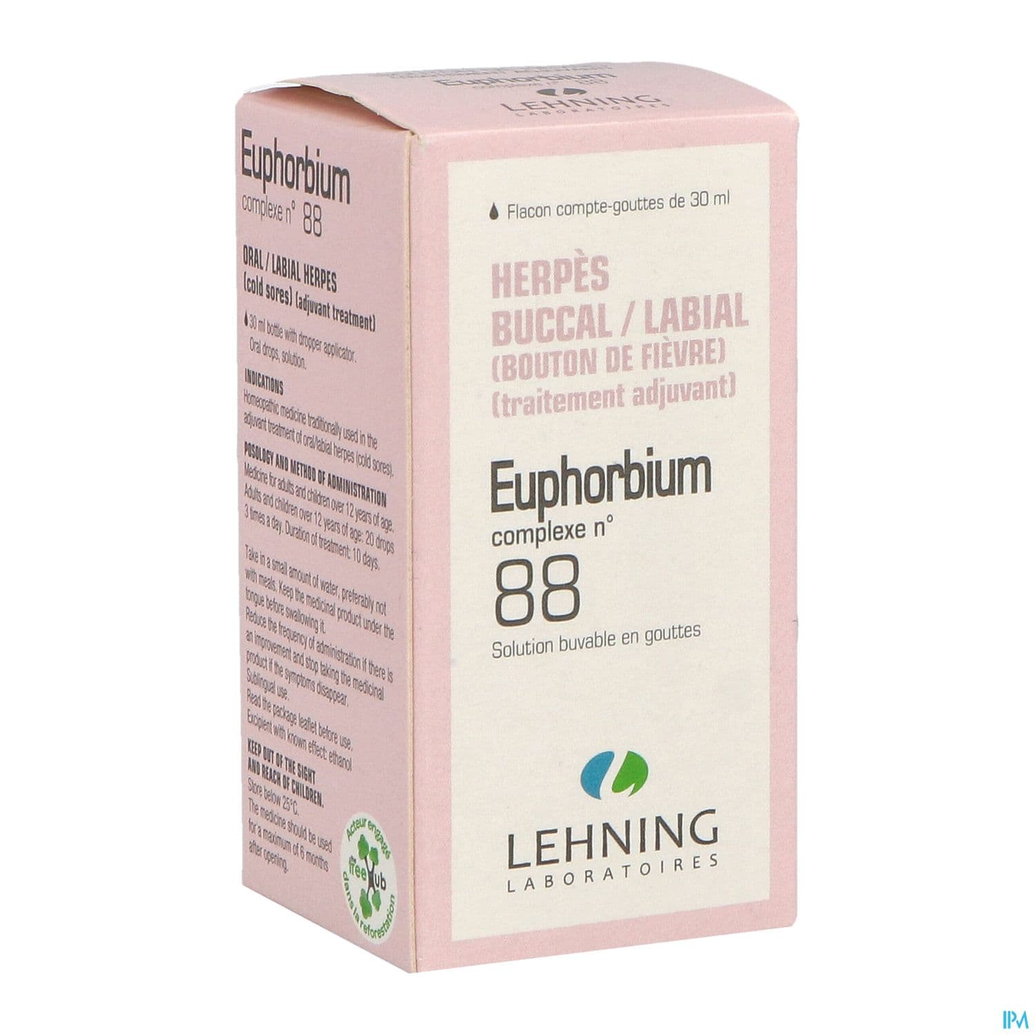 Lehning Complexe 88 Euphorbium Solution Buvable 30ml