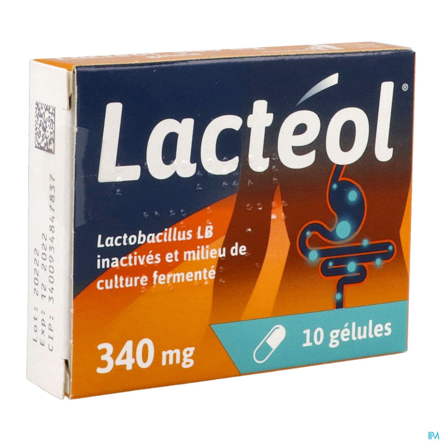 LACTEOL 340MG GELULE 10