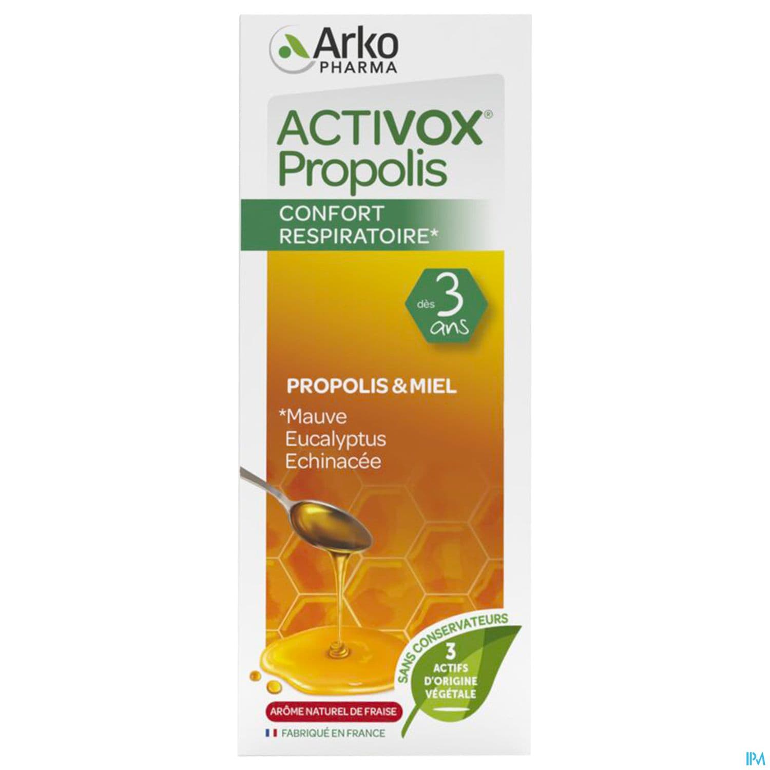 Arkopharma Activox Propolis Fraise Des 3 Ans Solution Buvable 140ml