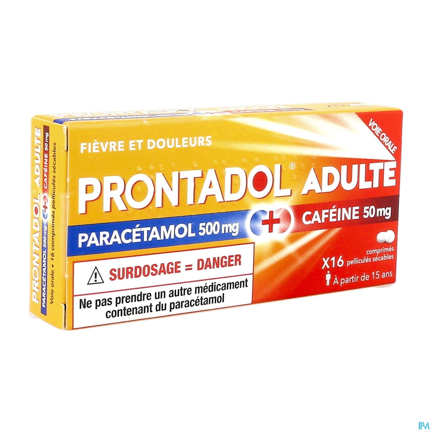 Prontadol Adulte 500mg/50mg Comprime Secable 16