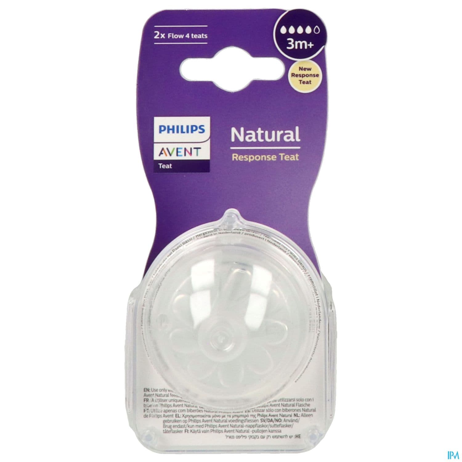 TETINE AVENT NAT RESPONSE T4 X2