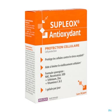 Ineldea Isn Supleox Antioxydant Protection Cellulaire Gelule 30