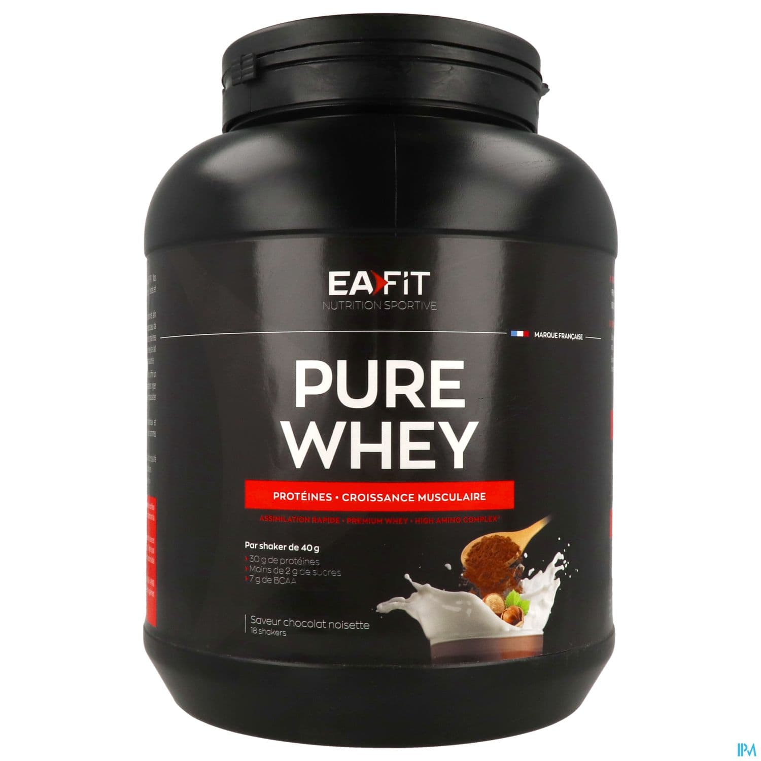 Eafit Pure Whey Poudre Pour Boisson Chocolat Noisette 750g