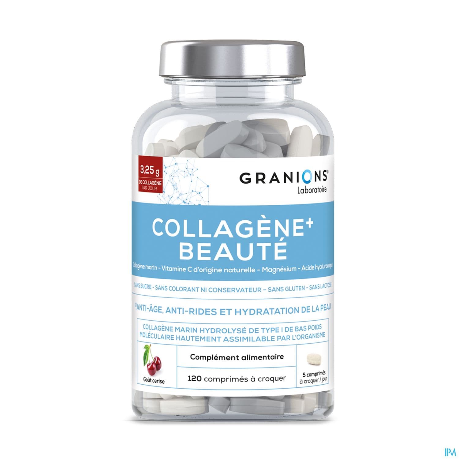 GRANIONS COLLAGENE CROQ CERISE 120