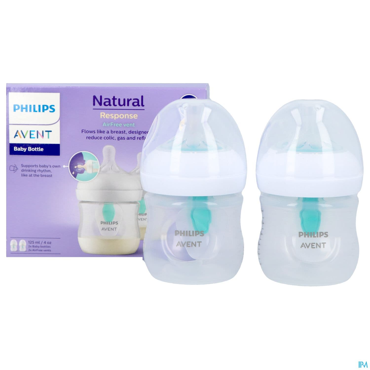 BIB AVENT NAT RESPONSE AC 125MLX2