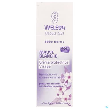 Weleda Mauve Blanche Bebe Creme Protectrice Visage 50ml