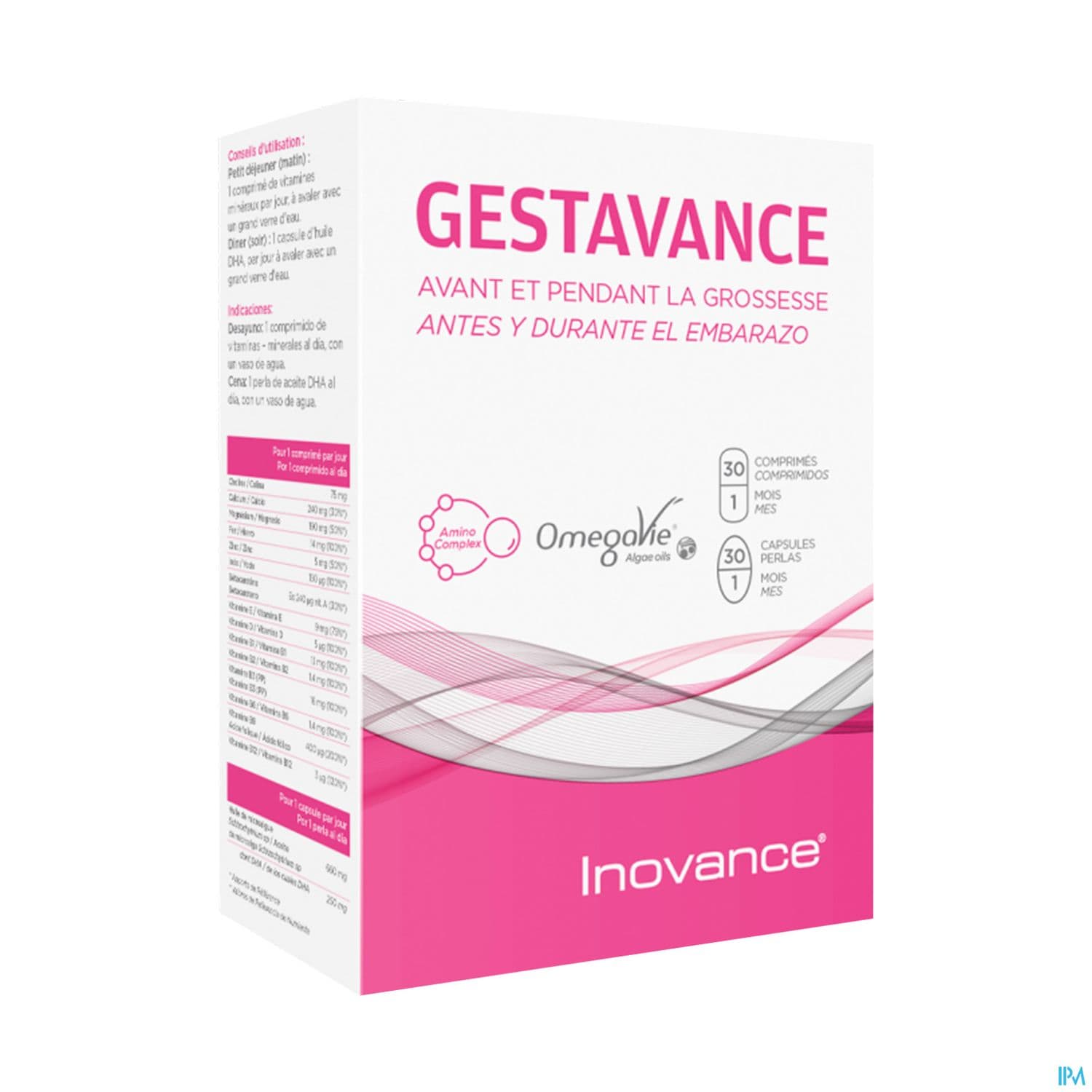 INOVANCE GESTAVANCE CPR 30+CAPS 30