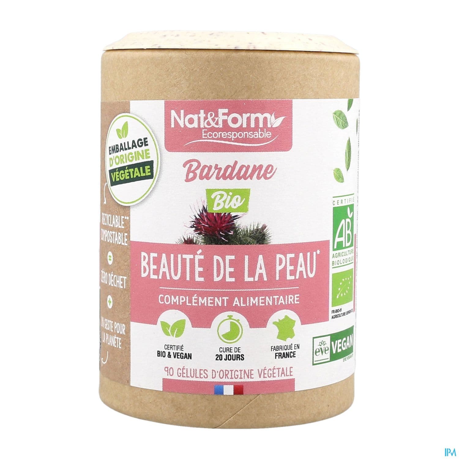 NAT&FORM ECO BARDANE BIO GELVEG90