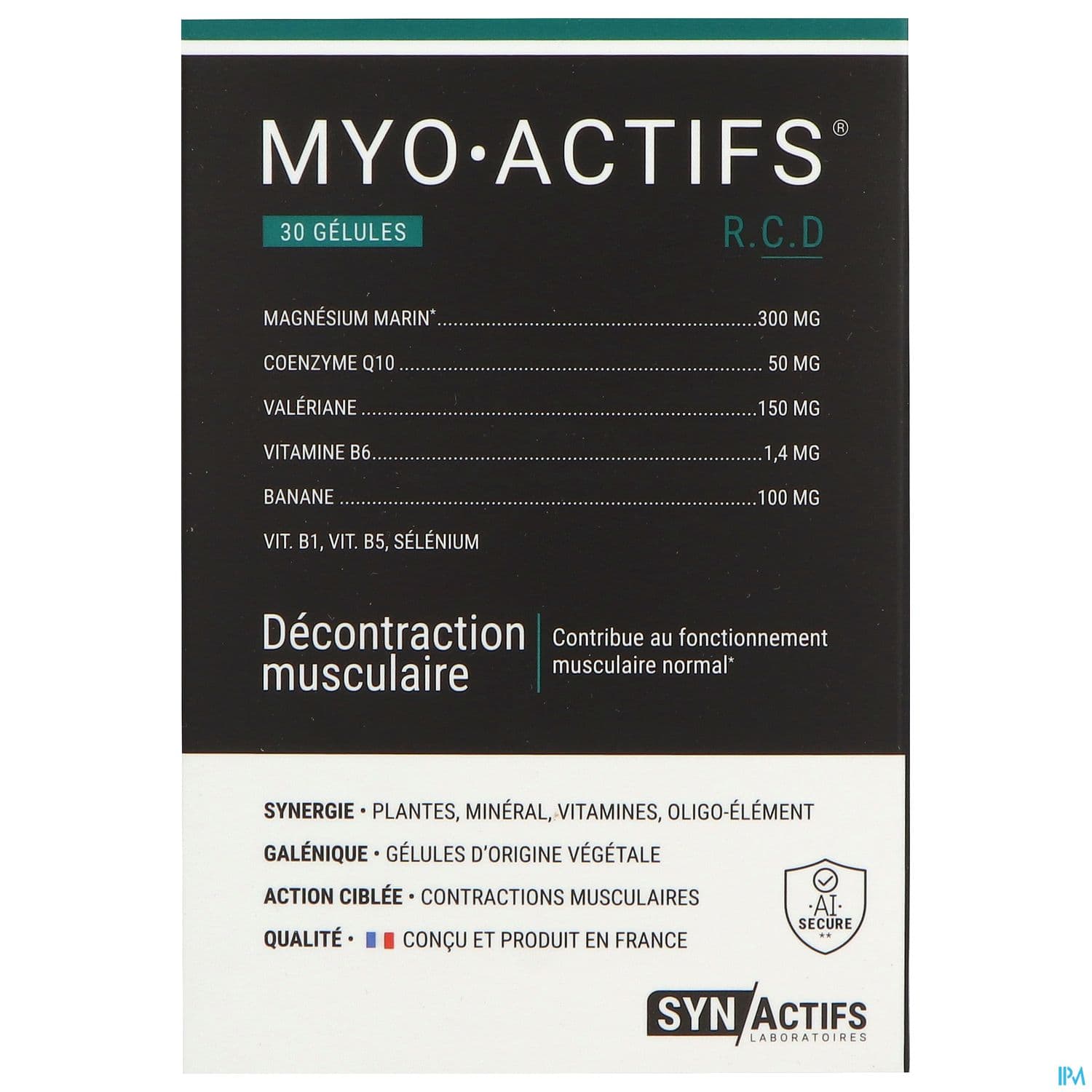 SYNACTIFS MYOACTIFS GELUL 30