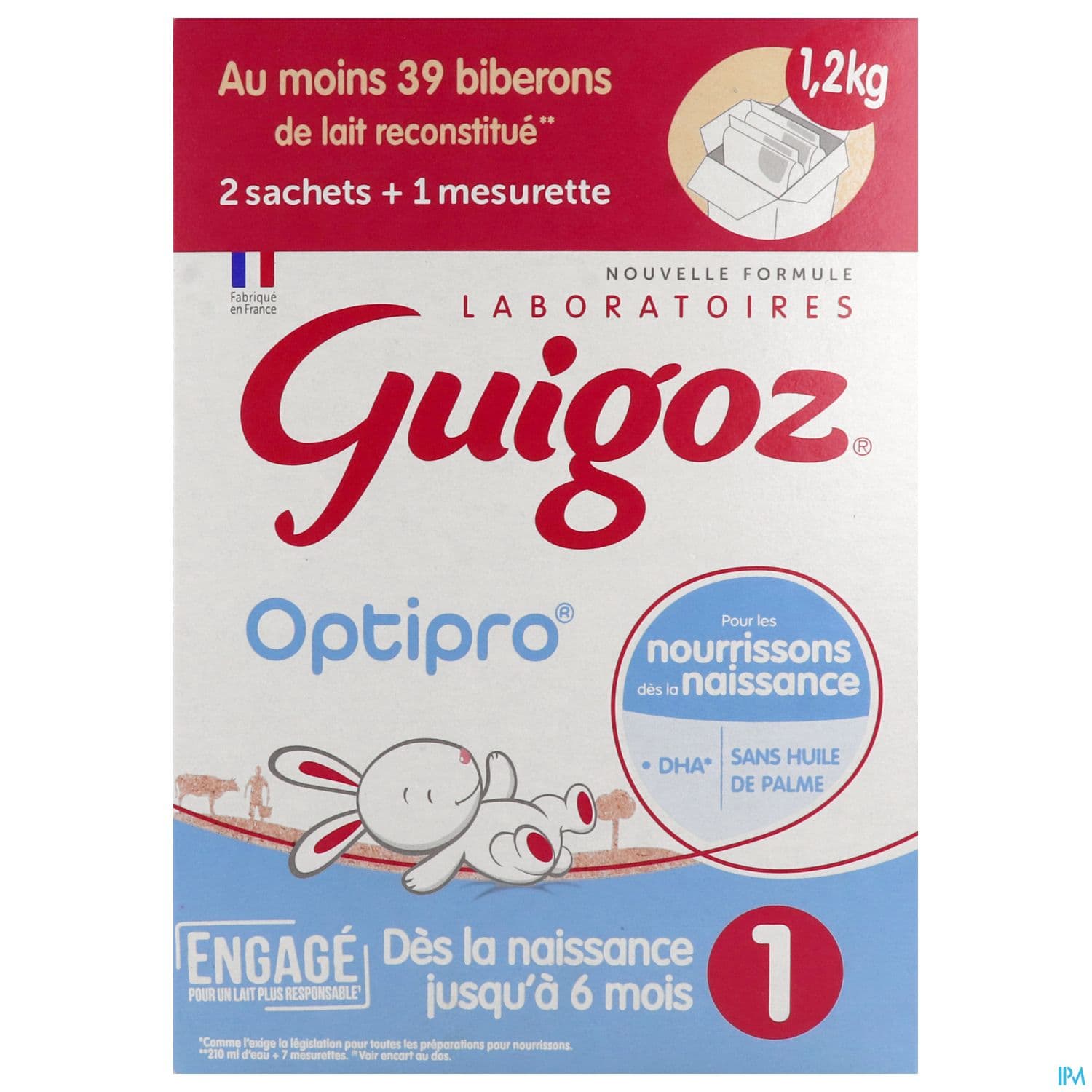 GUIGOZ LAIT OPTIPRO 1AGE PDR 1,2KG