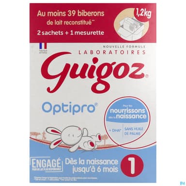 GUIGOZ LAIT OPTIPRO 1AGE PDR 1,2KG
