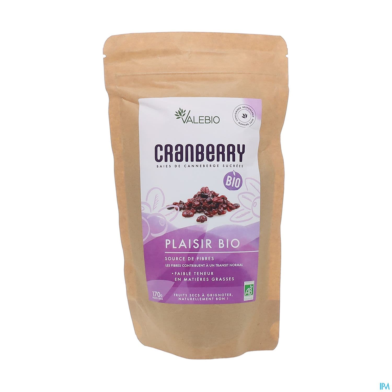 Valebio Super Fruits Cranberry Bio 170g