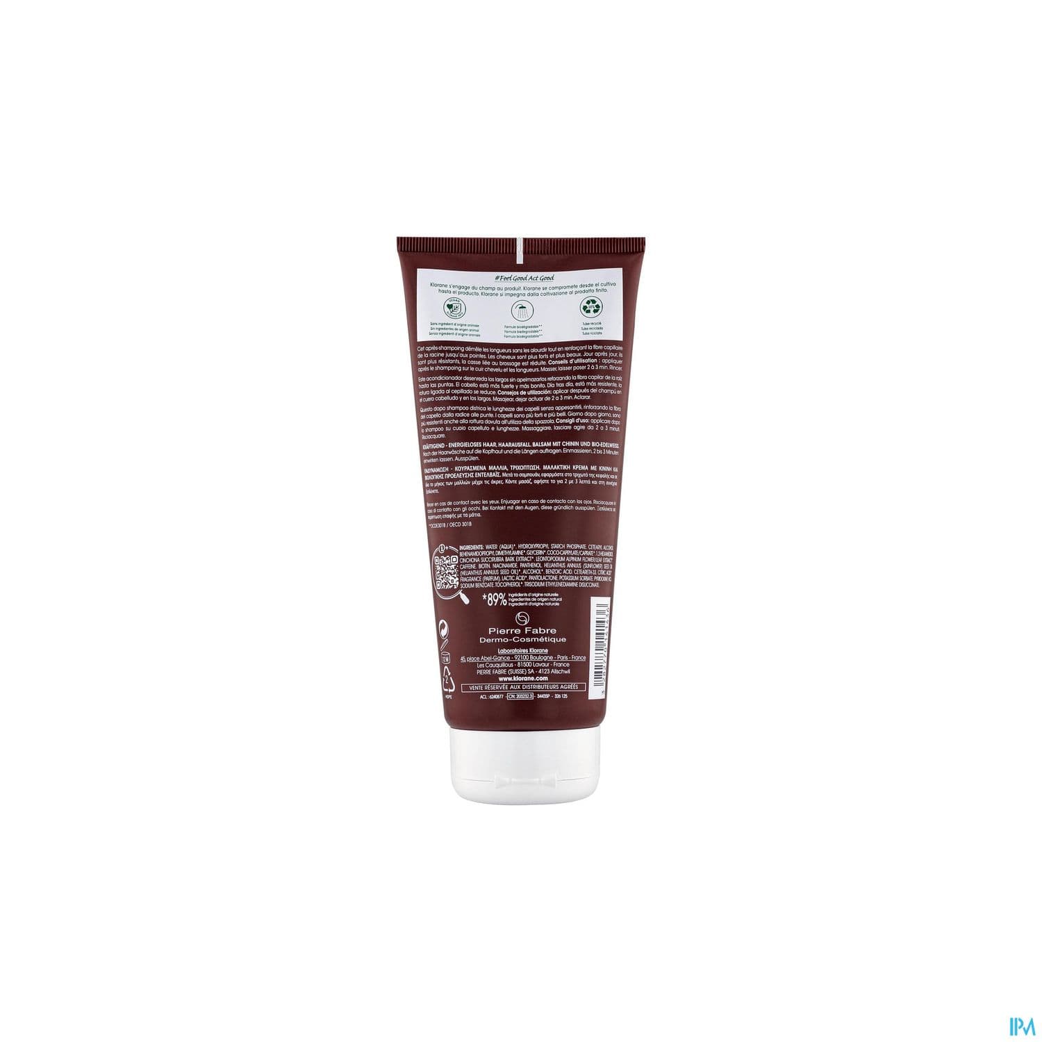 KLORANE A/SH QUININE 200ML