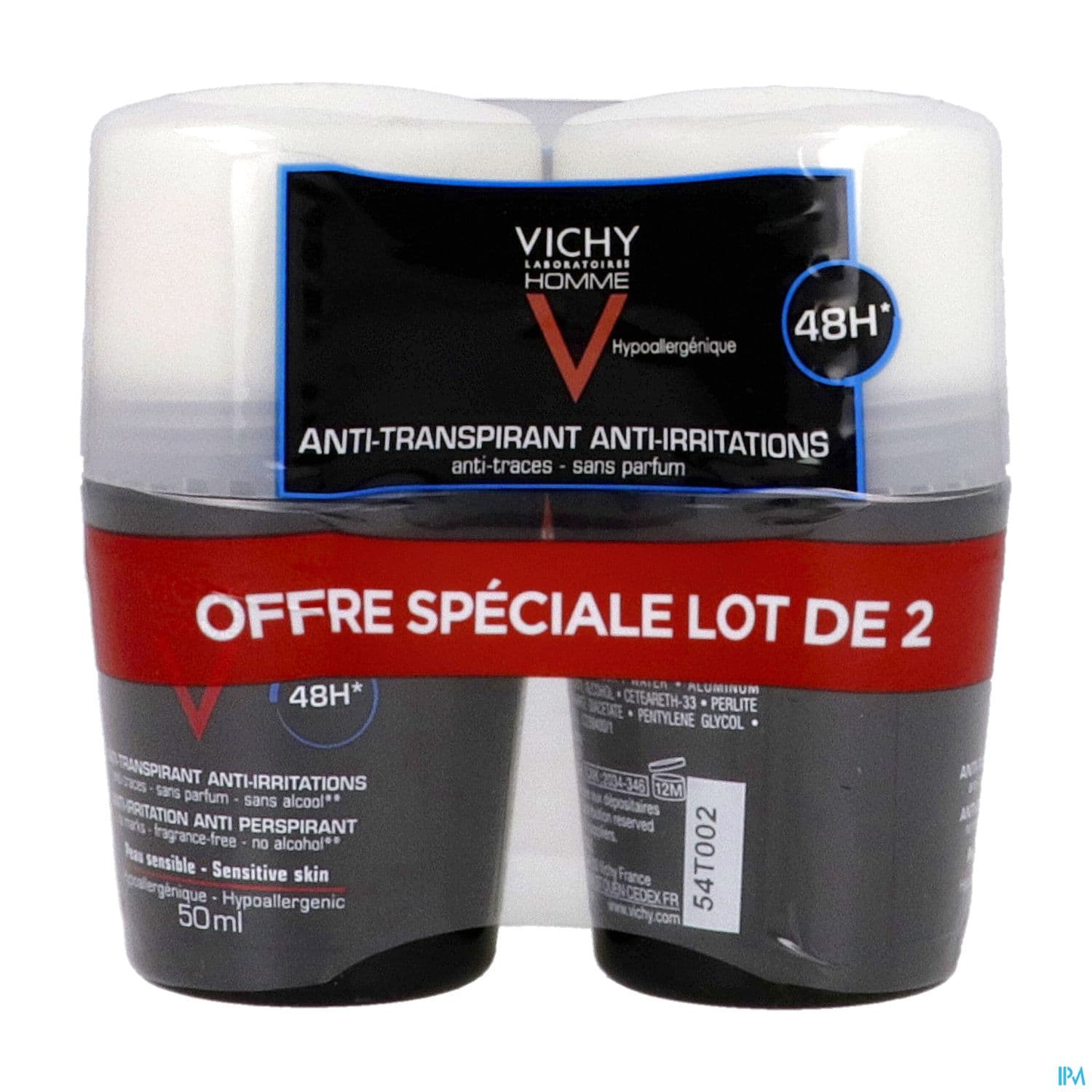 VICHY H DEOD BILLE PX SENS 50MLX2