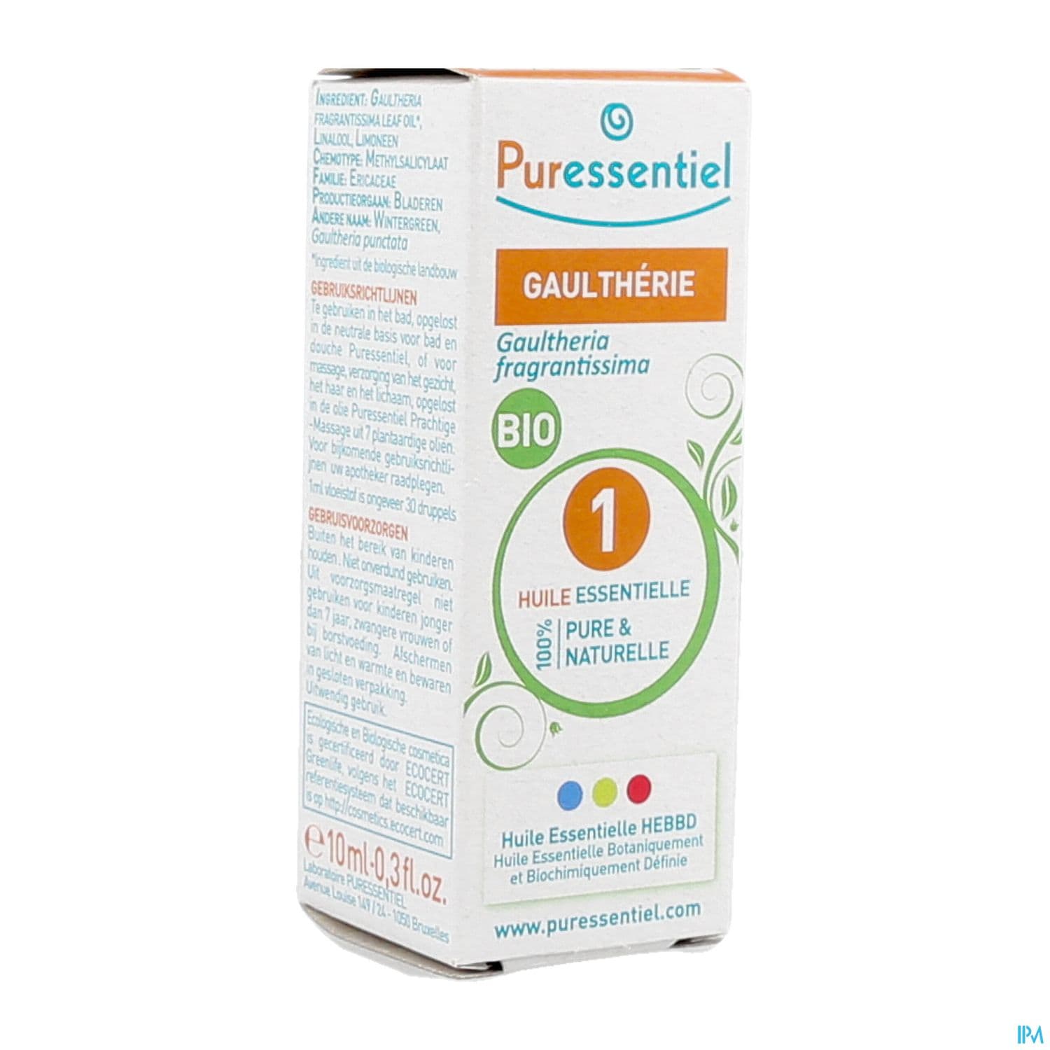 Puressentiel Huile Essentielle Gaultherie Bio 10ml