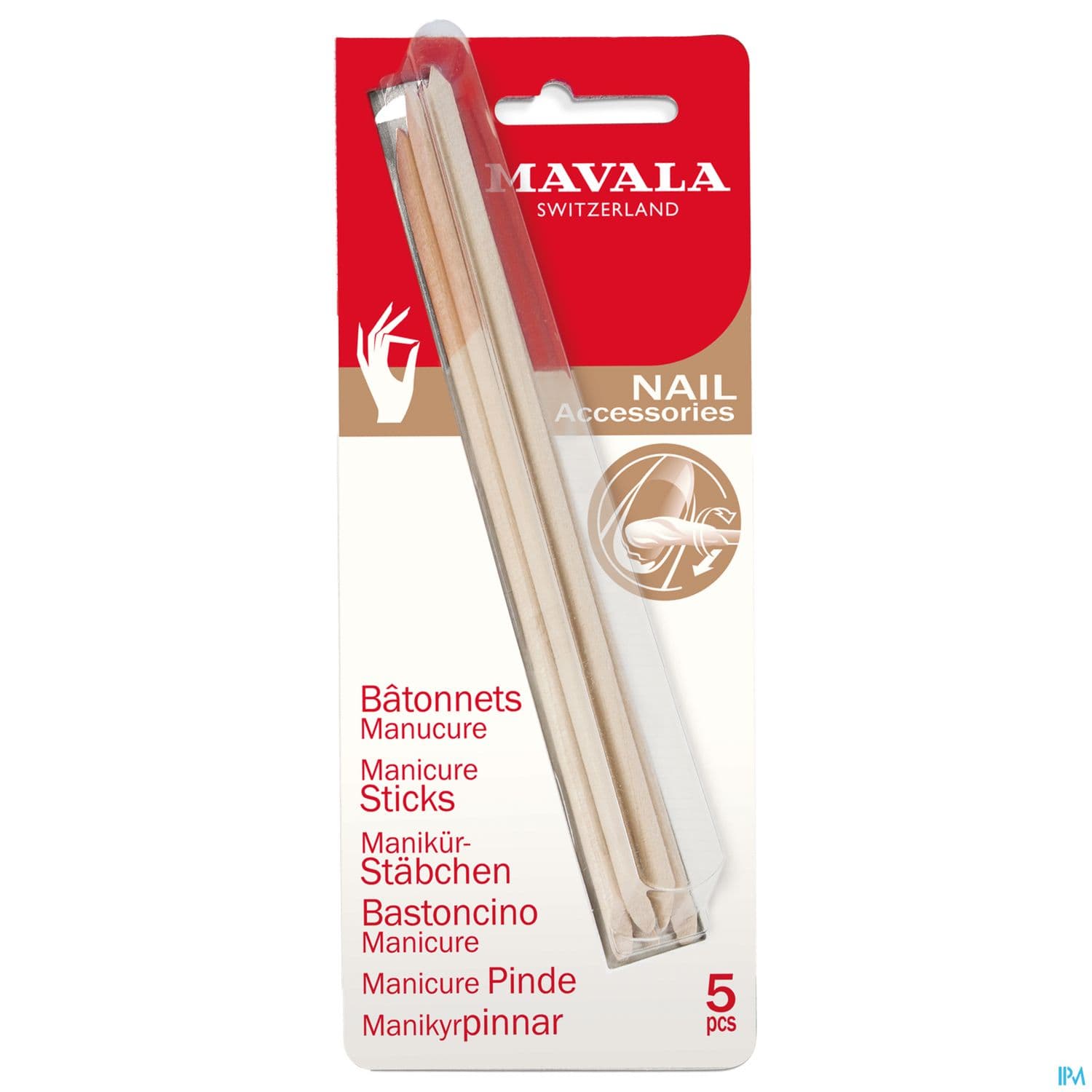 MAVALA BATONNETS MANUCUR BOIS X5