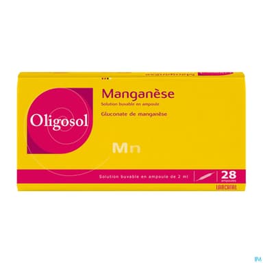 Oligosol Manganese Solution Buvable Ampoule 2ml 28