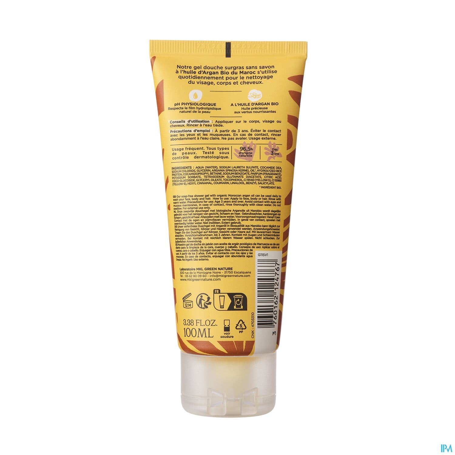 MKL ETHIK GEL DCH ARGAN100ML