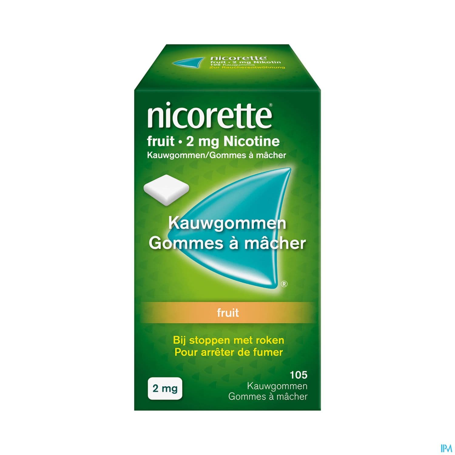 NICORETTE 2MG GOM MED SS SUC FRTS PLQ/30