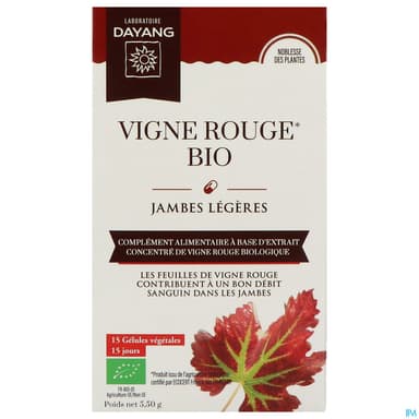 Dayang Vigne Rouge Bio Gelule 15