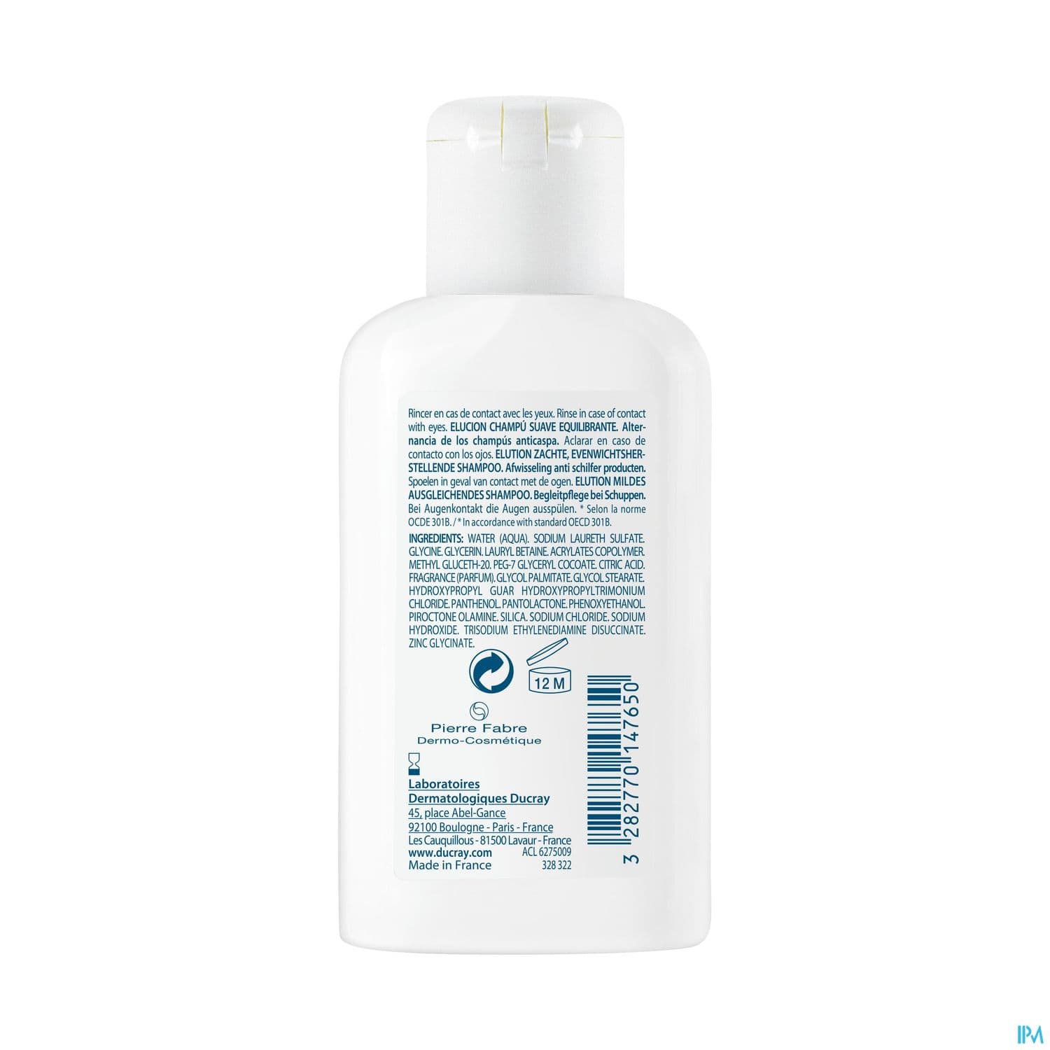 DUCRAY ELUTION SH DOUX 100ML
