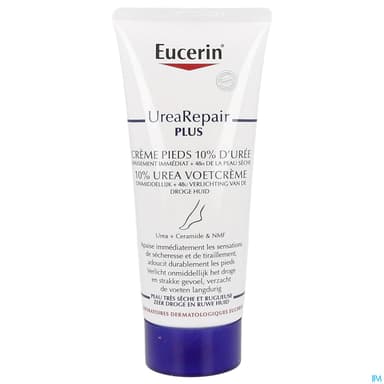 Eucerin Urearepair Plus Creme Pieds 10 D Uree Tube 100ml