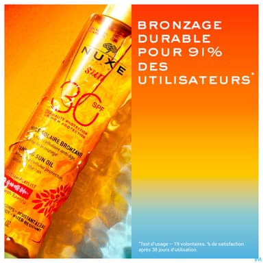 Nuxe Sun Huile Bronzante Visage Corps Ip30 150ml