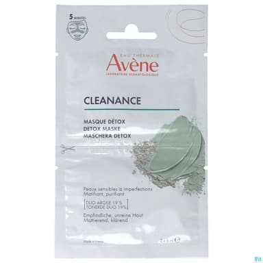 AVENE CLEANANCE MASQUE DETOX 2X6ML