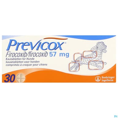 PREVICOX CPR 57MG BT 30