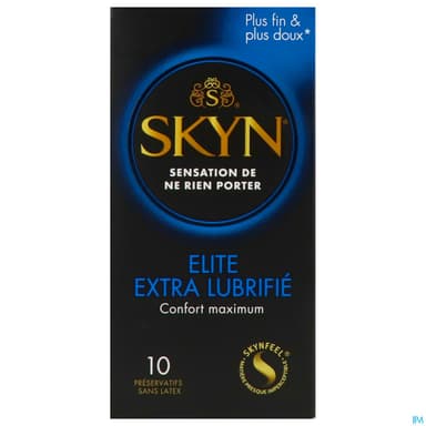 Skyn Elite Extra Lubrifie Preservatif 10