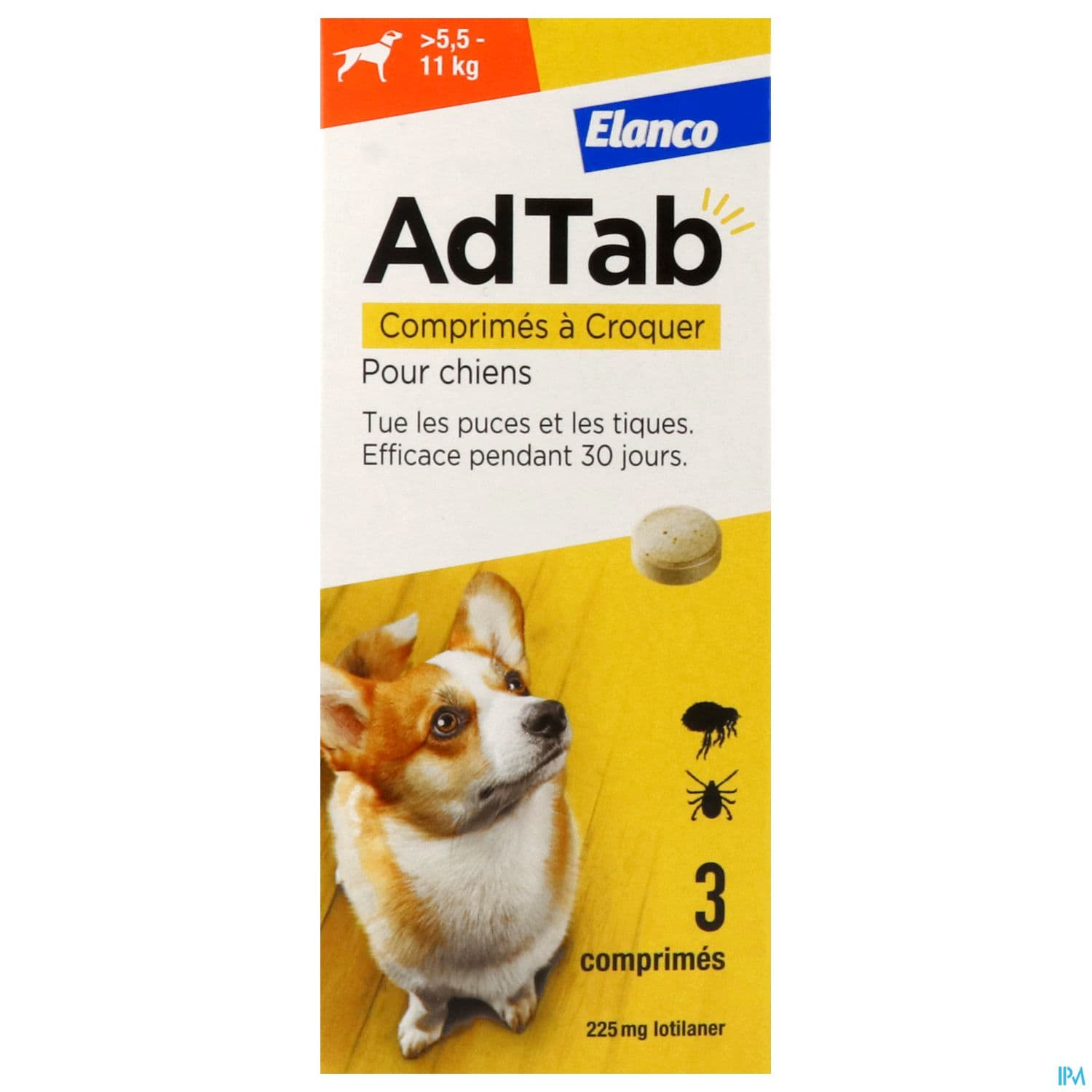 ADTAB 225MG CHIEN CPR 3