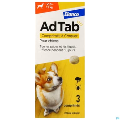 ADTAB 225MG CHIEN CPR 3