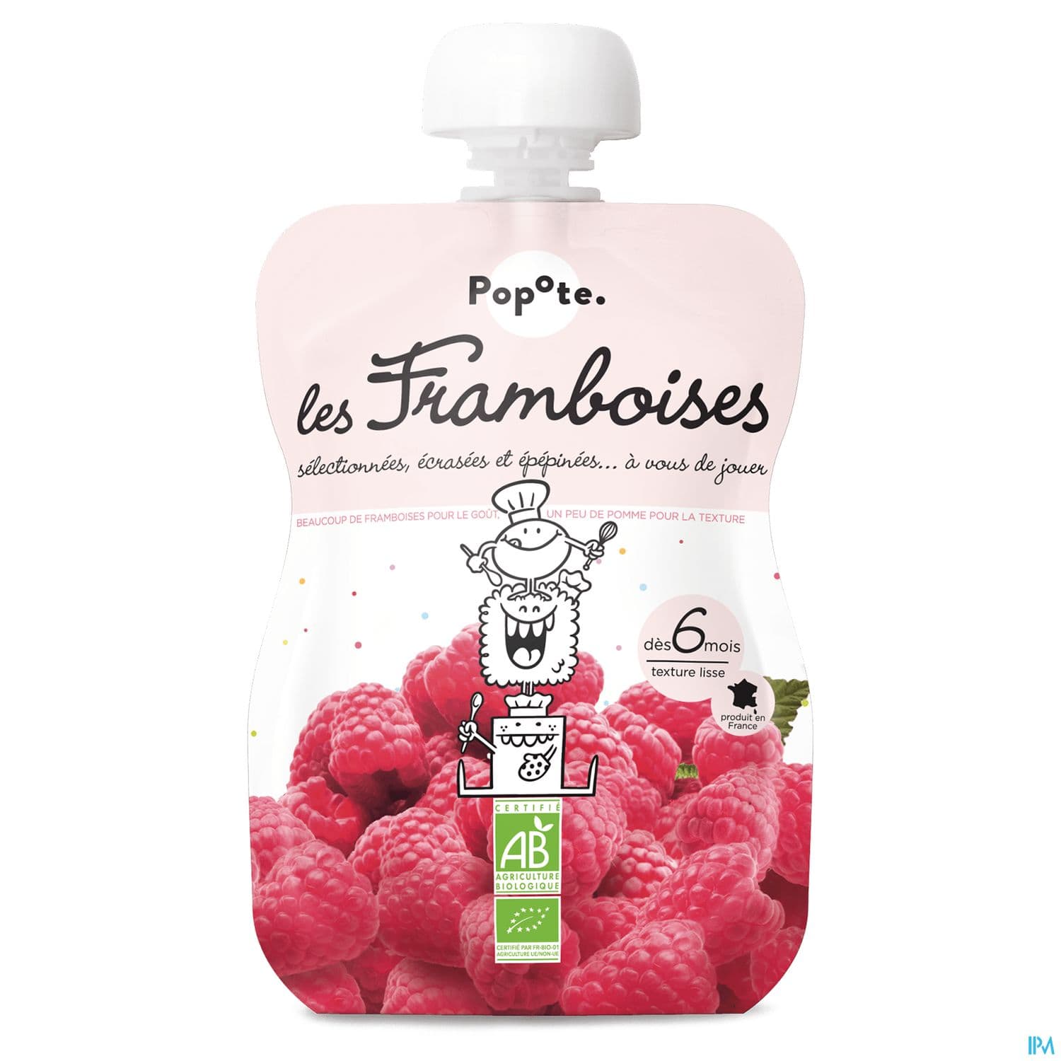 POPOTE COMPOTE FRAMBOISE 120G