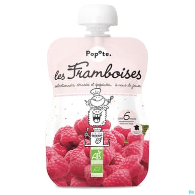 POPOTE COMPOTE FRAMBOISE 120G