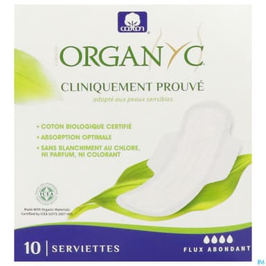 ORGANYC SERV FLUX ABONDANT 10