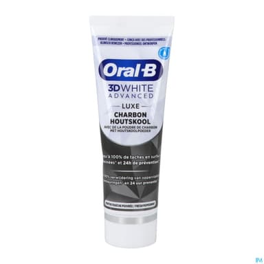 ORAL-B DENT 3D WHIT ADV CHARB75ML