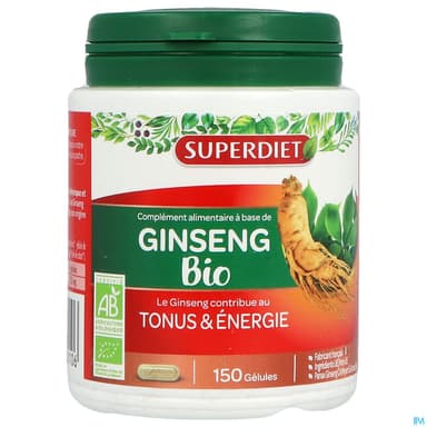 Superdiet Ginseng Panax Ca Meyer Bio Gelule 150