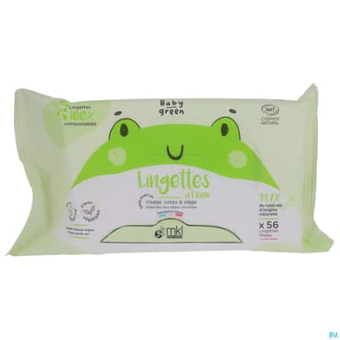 MKL BABY GREEN LINGETTE X56